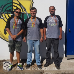 Da esquerda para direita: Allan Jacomini, Weslley Santos e Hugo Santos